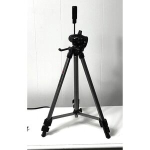 Ambico Camera Tripod Unisex OS Silver Aluminum Adjustable Photography Stand